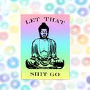 Let it Go Rainbow Vinyl Sticker