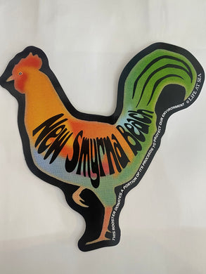 new smyrna beach rooster sticker