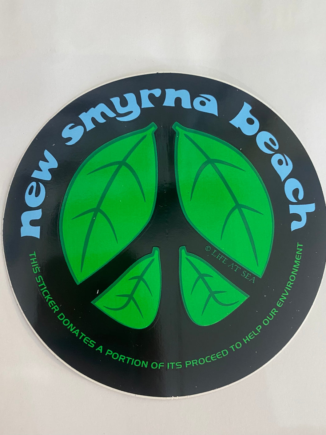 new smyrna beach peace sticker