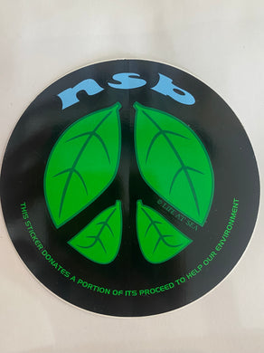 nsb peace sign nd sticker