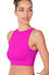 SEAMLESS CROPPED TANK TOP neon hot pink