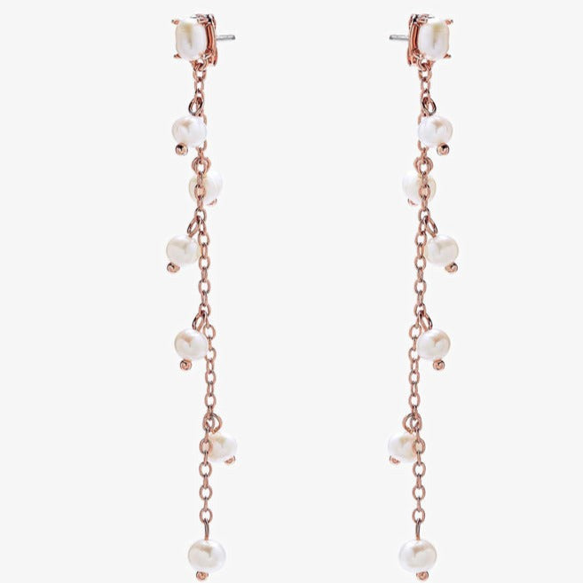 Pearl waterfall earrings