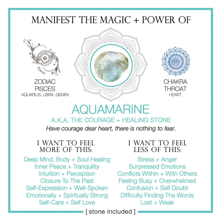 Manifest The Magic + Power Of Your Crystal Aquamarine