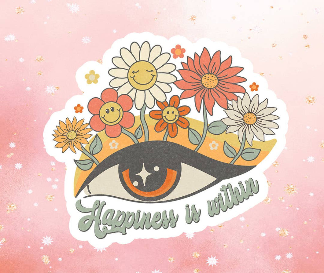 Happiness is Within Sticker Metaphysical Intention