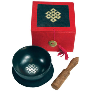 MEDITATION BOWL BOX: 3IN ENDLESS KNOT