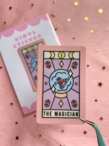 The Magician Tarot Card Waterproof Vinyl Sticker Flake