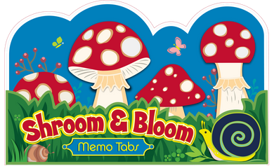 Mushroom Shroom & Bloom Memo Tabs