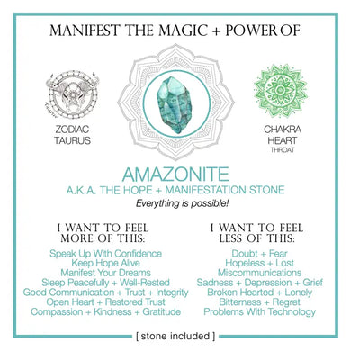 Manifest The Magic + Power Of Your Crystal Amazonite