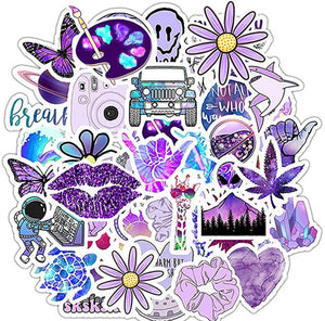 Purple sticker pack