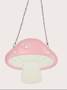 pink mushroom purse