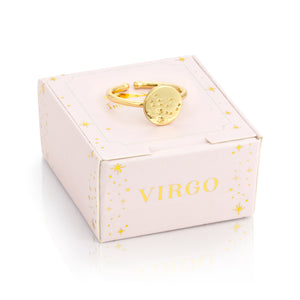 Zodiac Ring - Gold - VIRGO (Aug 23-Sept 22)