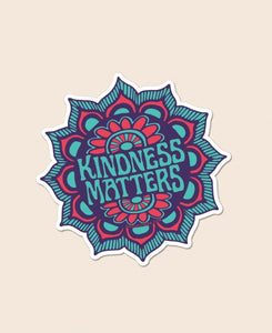 Kindness matters sticker