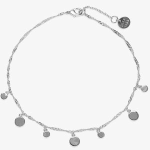 Mixed mini coins chain anklet