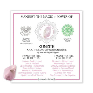 Manifest The Magic + Power Of Your Crystal Kunzite