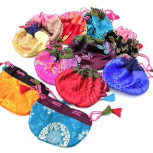 Set of 25 Assorted Color Crystal Bags