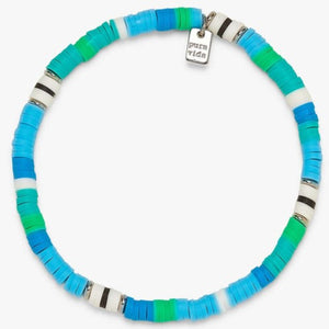 Rainforest heshi bead bracelet