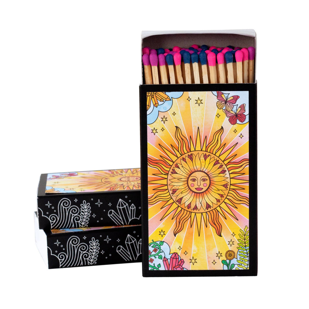 The Sun - Candle Matches - Stocking Stuffer