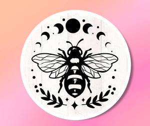 Beetle Moon Phases Sticker - Vinyl Metaphysical