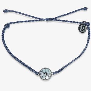 MOTHER OF PEARL COMPASS BRACELET blue