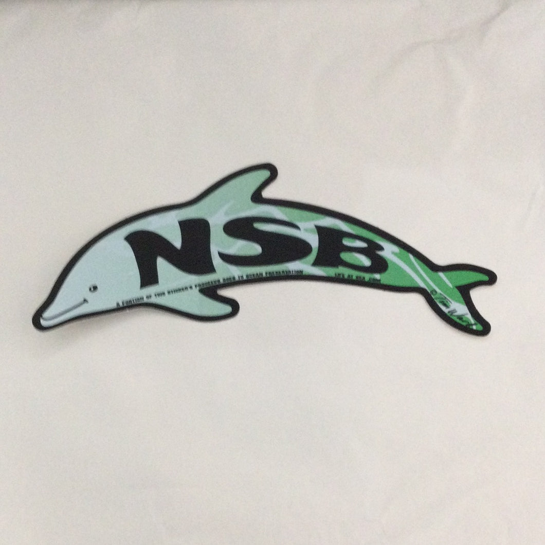 NSB dolphin sticker