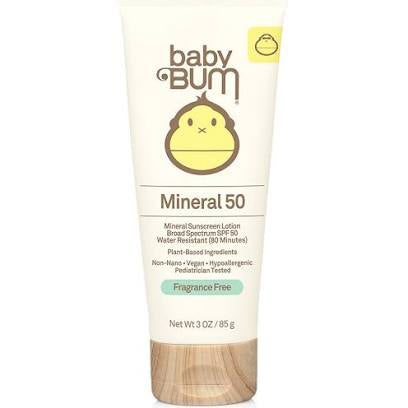 Baby bum mineral 50 sunscreen lotion