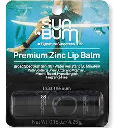 Sun bum premium zinc lip balm  30