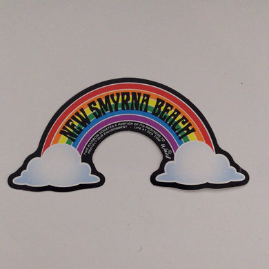 New Smyrna beach rainbow sticker