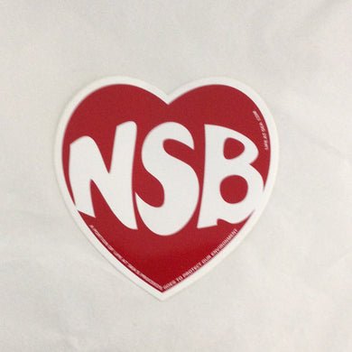 NSB heart sticker