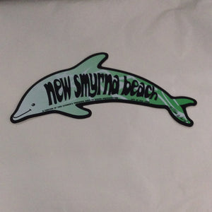 New Smyrna beach dolphin sticker