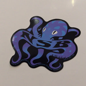 NSB purple octopus sticker