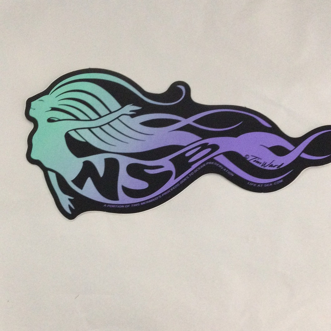NSB mermaid sticker