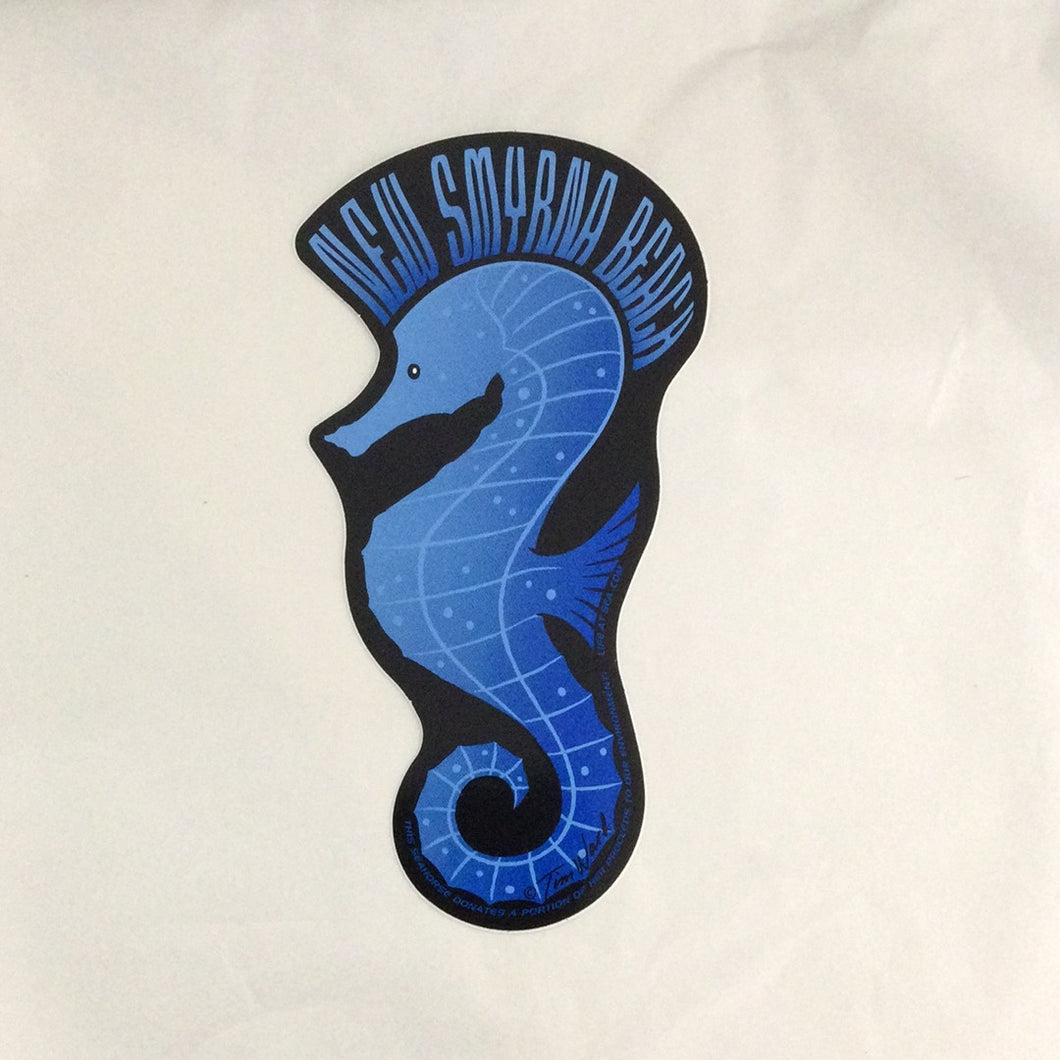 New Smyrna beach sticker seahorse sticker
