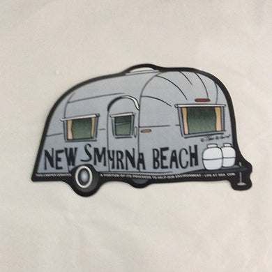 New Smyrna beach camper sticker